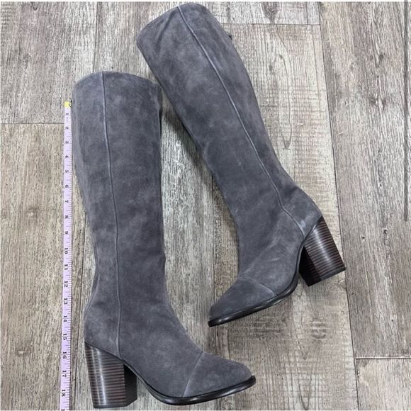 rag & bone Shoes - Rag & Bone Ashby Knee High Boot Granite Suede 9.5